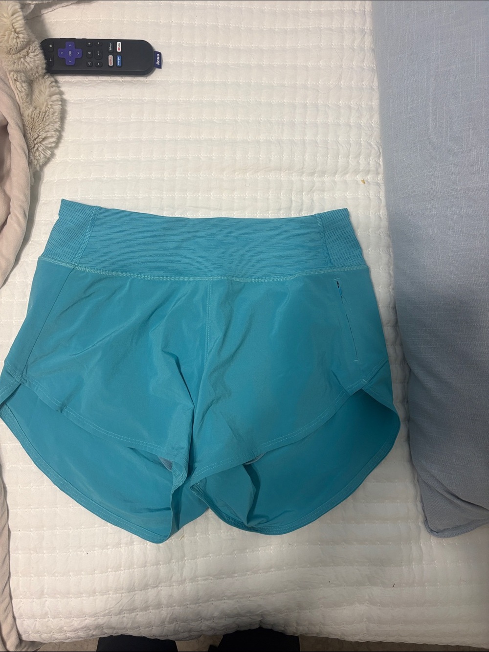 Blue outdoor voices shorts